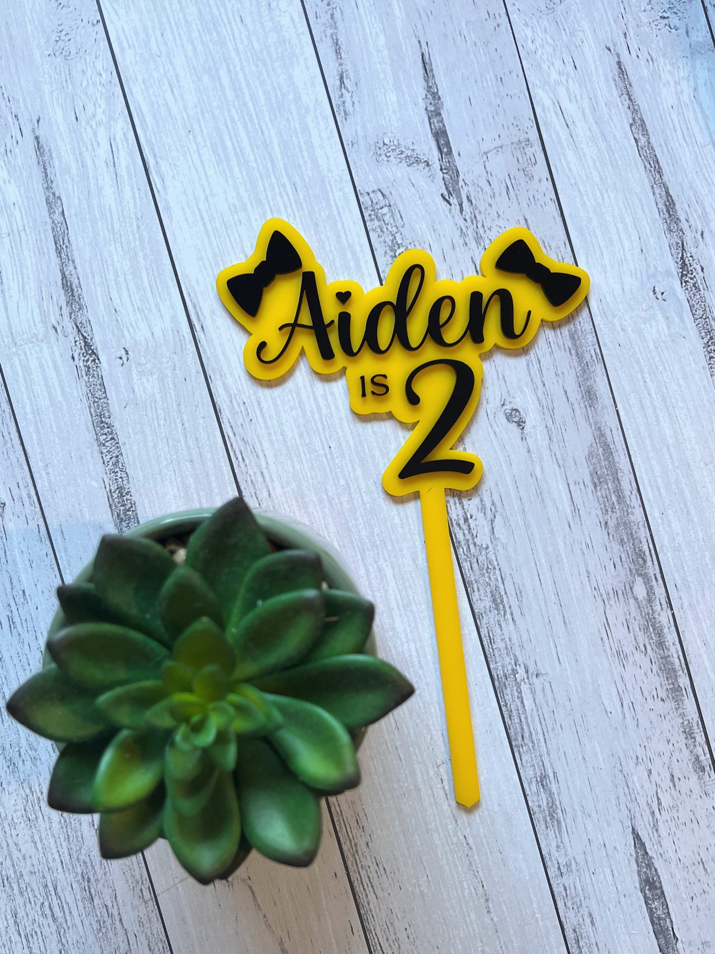 Personalised Emma Wiggle Cake Topper