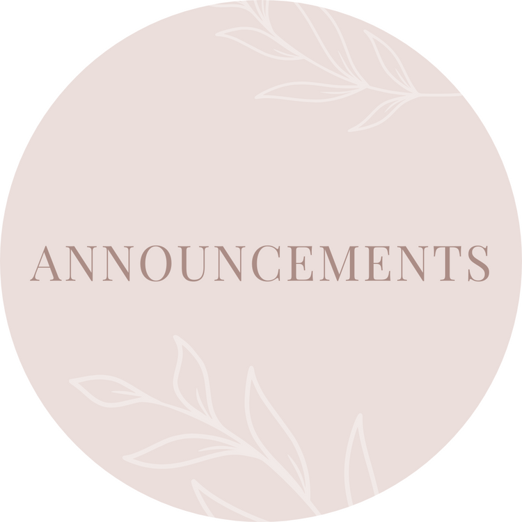 Announcements