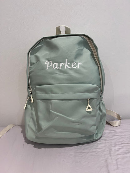 Personalised Nylon Kids Backpack - Lightweight Daycare & Swim Bag