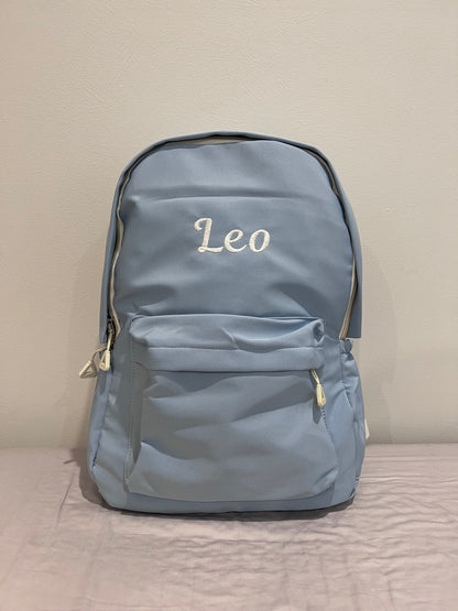 Personalised Nylon Kids Backpack - Lightweight Daycare & Swim Bag