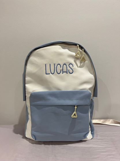 Personalised Nylon Kids Backpack - Lightweight Daycare & Swim Bag