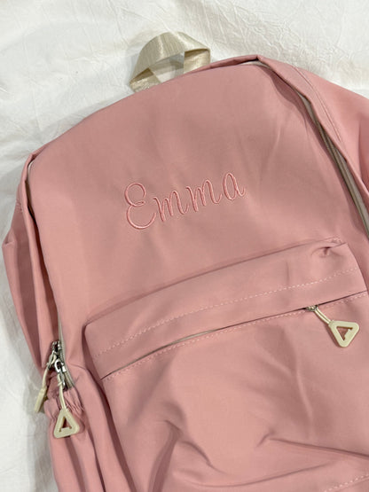 Personalised Nylon Kids Backpack - Lightweight Daycare & Swim Bag