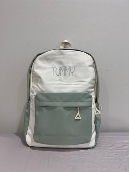Personalised Nylon Kids Backpack - Lightweight Daycare & Swim Bag