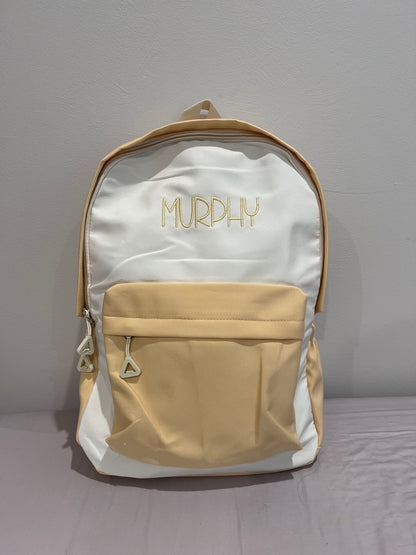 Personalised Nylon Kids Backpack - Lightweight Daycare & Swim Bag