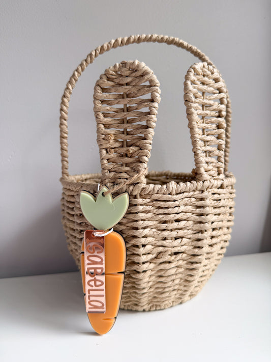 Easter Carrot Bag Tag - Style #2