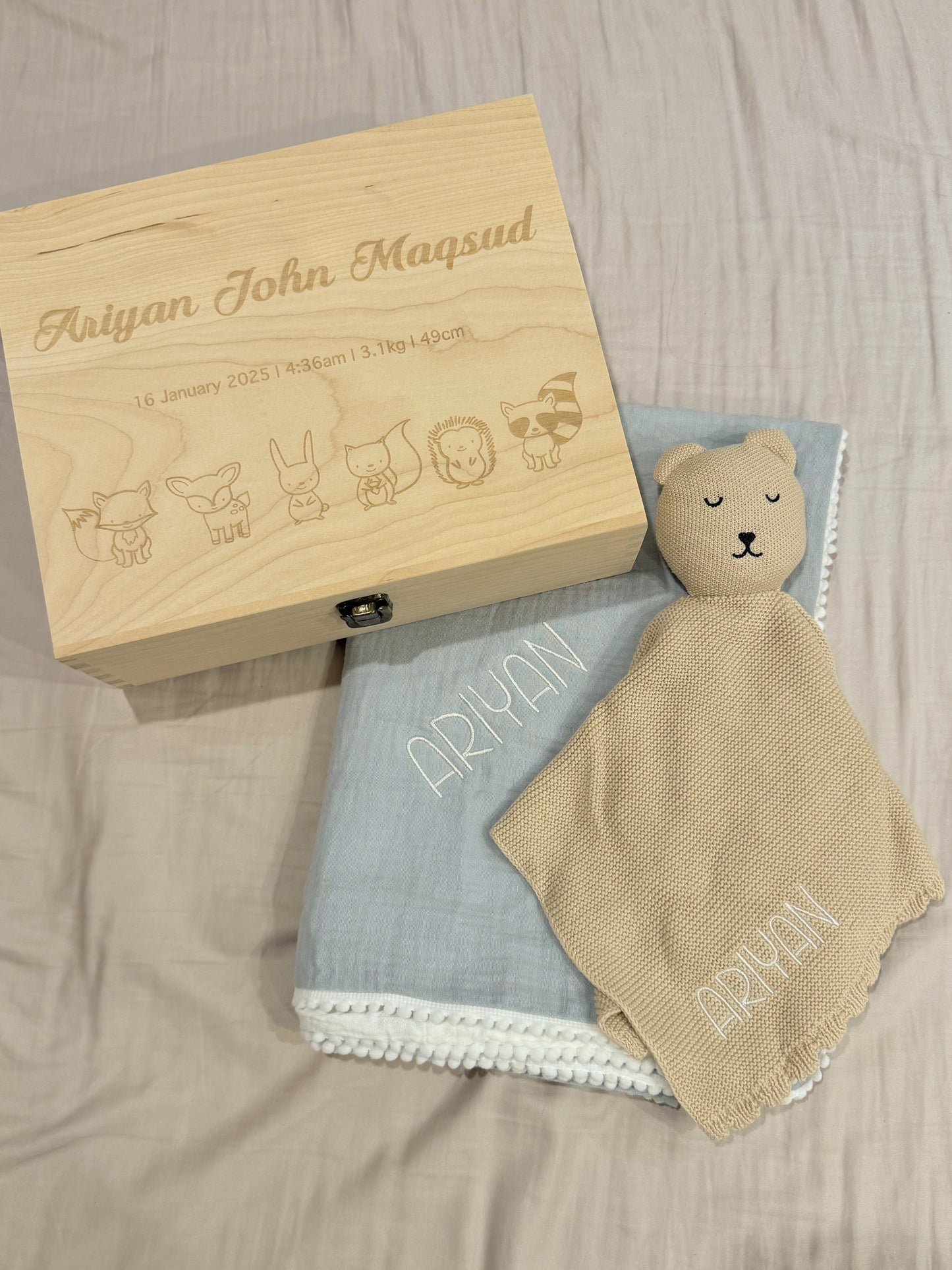 Wooden Beary Light set