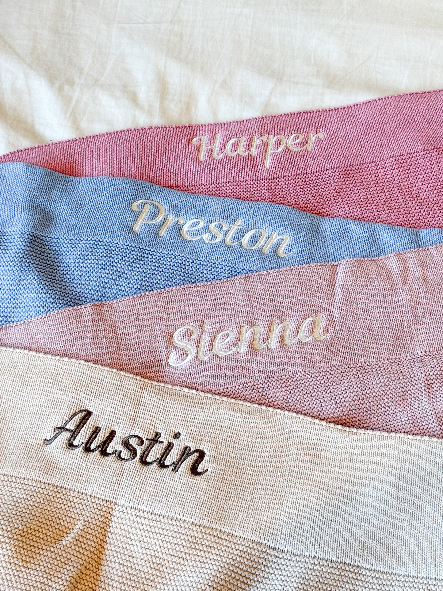 Personalised Knitted Blanket