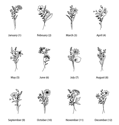 Personalised Newborn Welcome Disc - Birth Flower & Name Announcement Keepsake