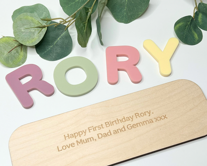 Wooden Name Puzzle | Educational Gift